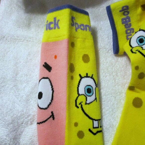 Spongebob & Patrick Socks~Womens Girls Unisex - Picture 4 of 4